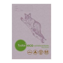 Tudor Eco Book Exercise A4 64 Page - Only 1 Remaining